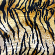 Siberian Tiger Velboa Fur Tiger Animal Short Pile Fabric,