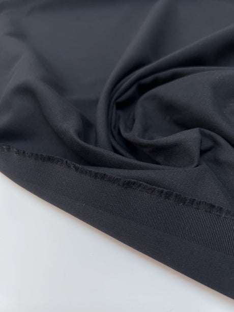 Cotton Blue Rep Weave Fabric