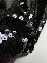 Viscose Knit Sequins Black
