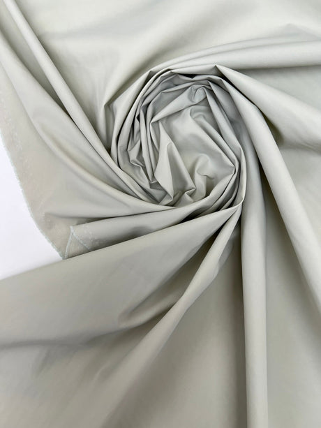 Polyester Plain Woven Lightweight Italian Gray