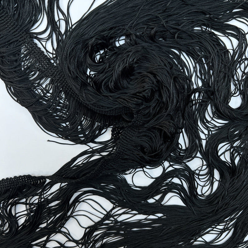 Black Acetate Dress Fabric