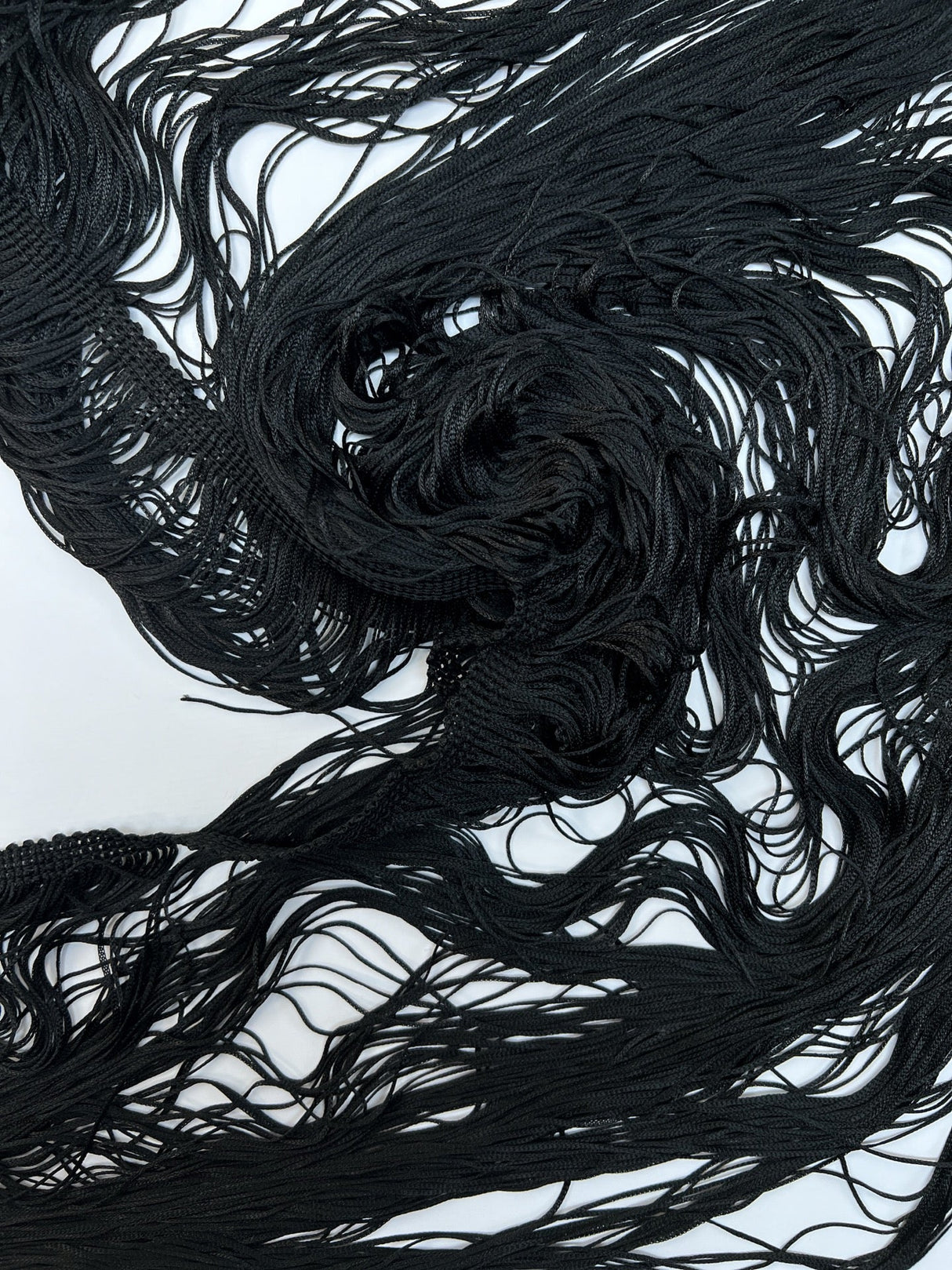 Black Acetate Dress Fabric