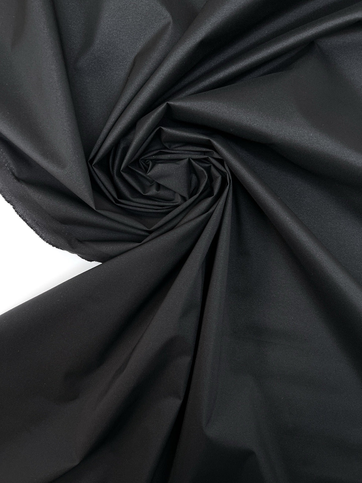 Black Polyamide Jacket Fabric