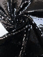 Viscose Knit Sequins Black