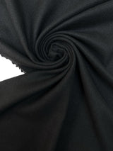 Wool Suit Fabric Black