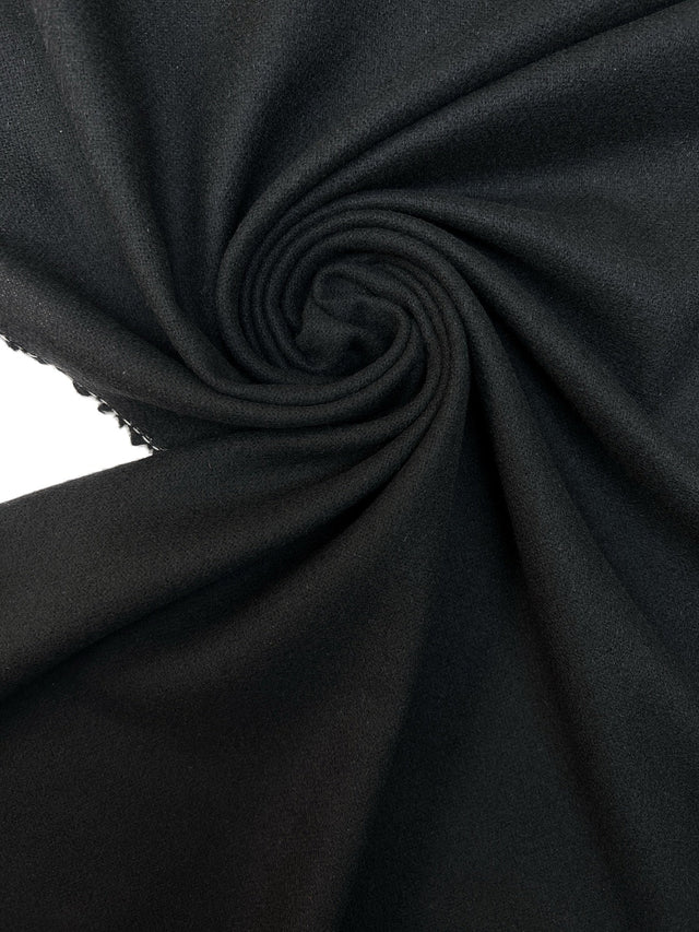 Wool Suit Fabric Black