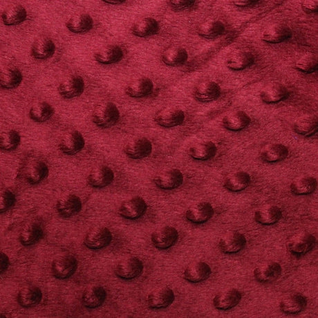 1 Yard Minky Dimple Dot Faux Fur Fabric, 60″ Wide 100% Polyester