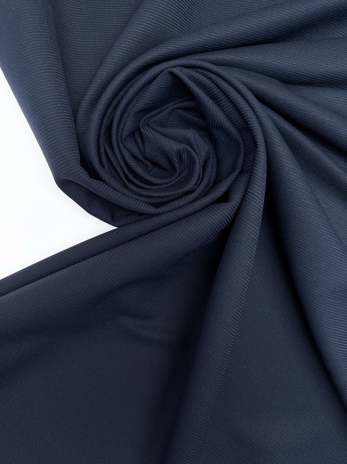 Blue Wool Polyamid Combined Woven