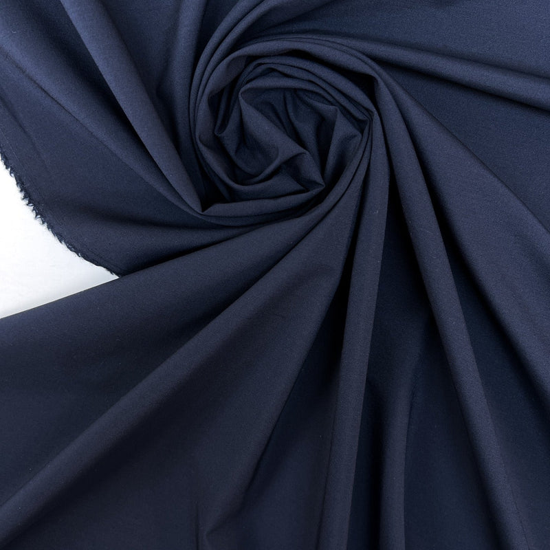 Blue Wool Nylon Elastane Woven