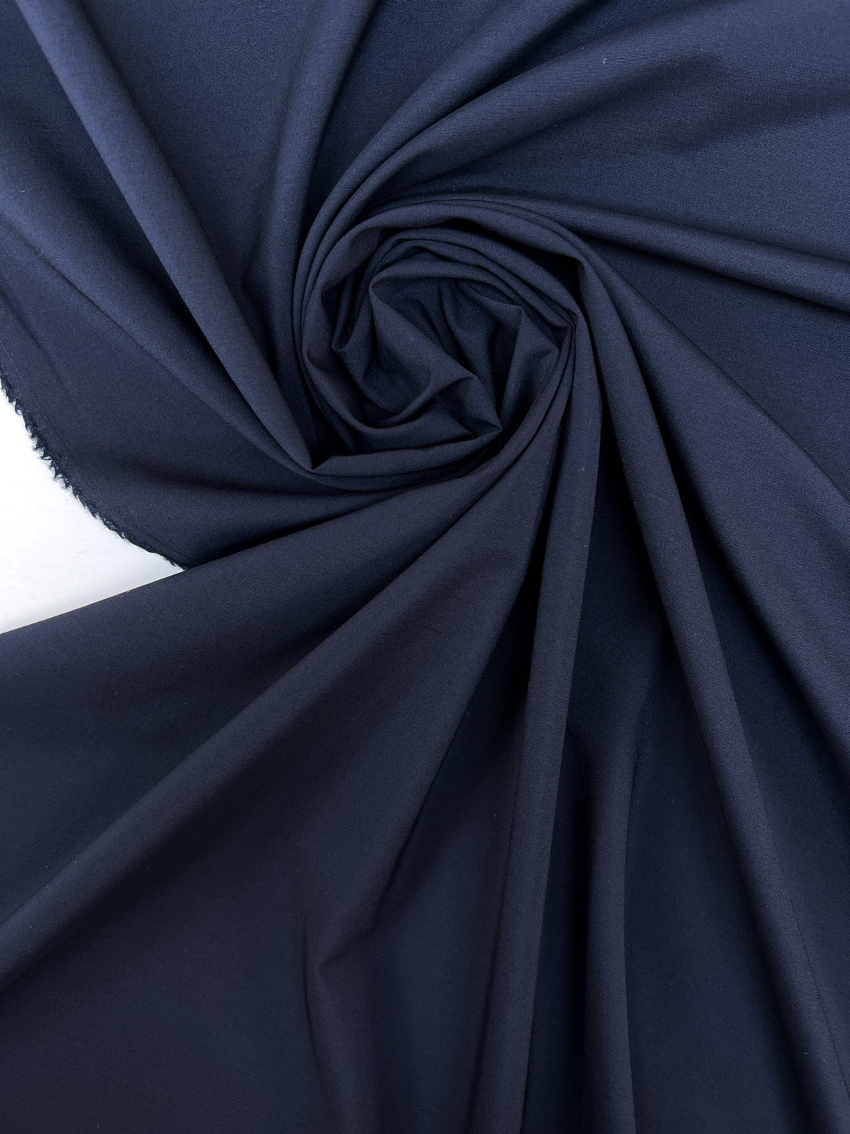 Blue Wool Nylon Elastane Woven