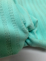 Polyamide Elastane Jacquard Striped Blue