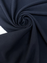 Blue Wool Tweed Fabric