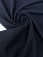 Blue Wool Tweed Fabric