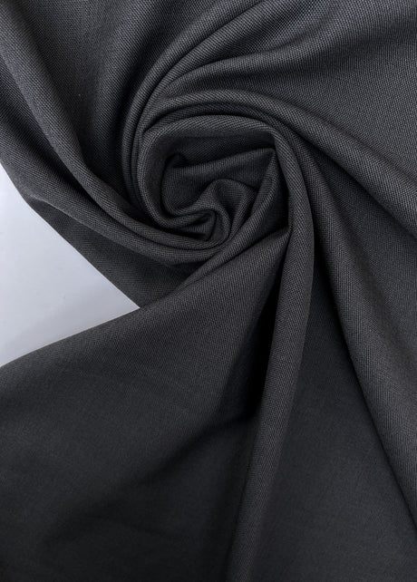Wool Polyamide Suit Fabric Gray