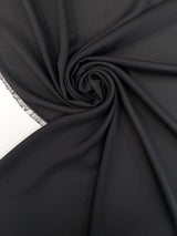 Polyester Crepe Fabric Black