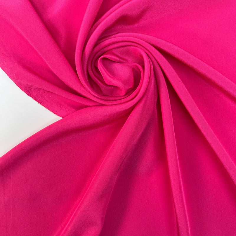 Pink Crepe Polyester Fabric