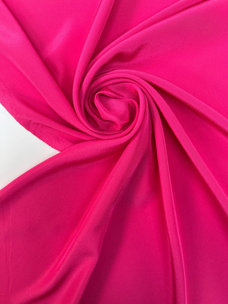 Pink Crepe Polyester Fabric