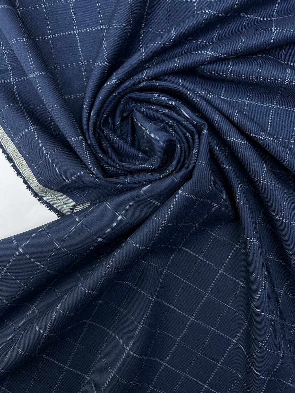 Polyester Twill Checked Fabric