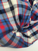 Cotton Tweed Striped Checked