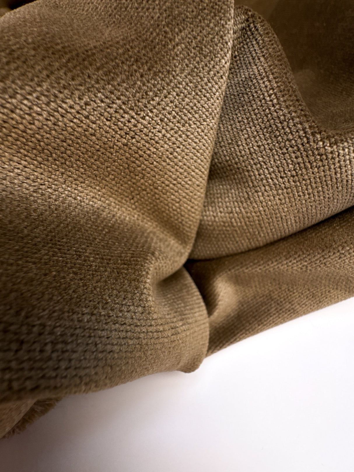 Cotton Pile Fabric Green