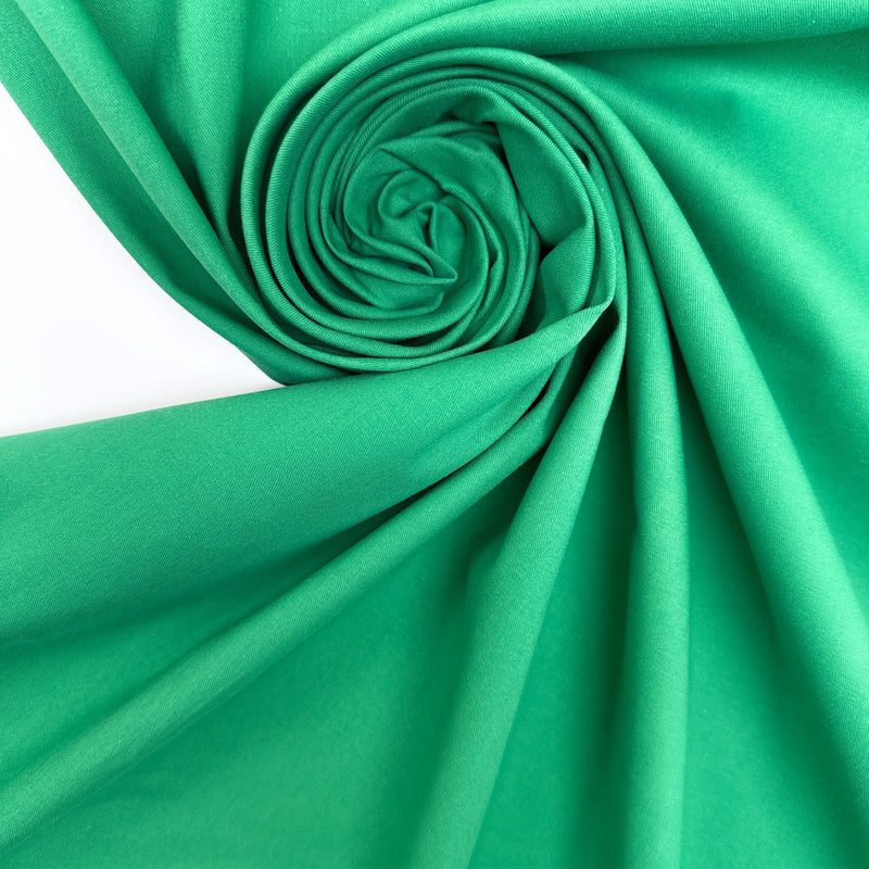 Viscose Twill Green Combined Weave Fabric