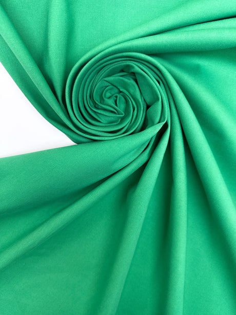 Viscose Twill Green Combined Weave Fabric