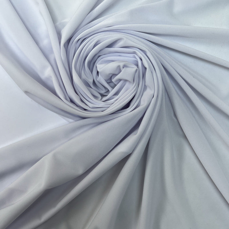Stretch Lining White Blue Knitted
