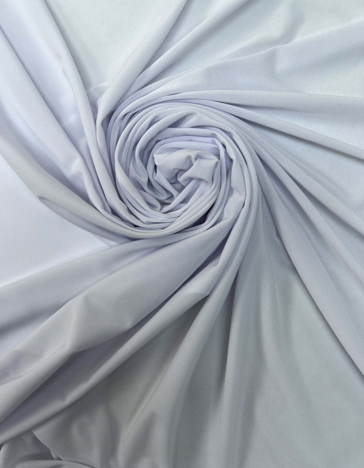 Stretch Lining White Blue Knitted