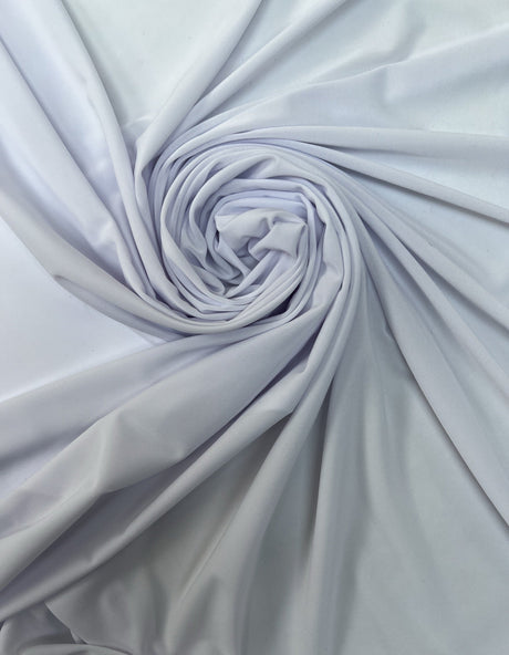 Stretch Lining White Blue Knitted