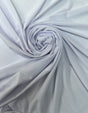 Stretch Lining White Blue Knitted