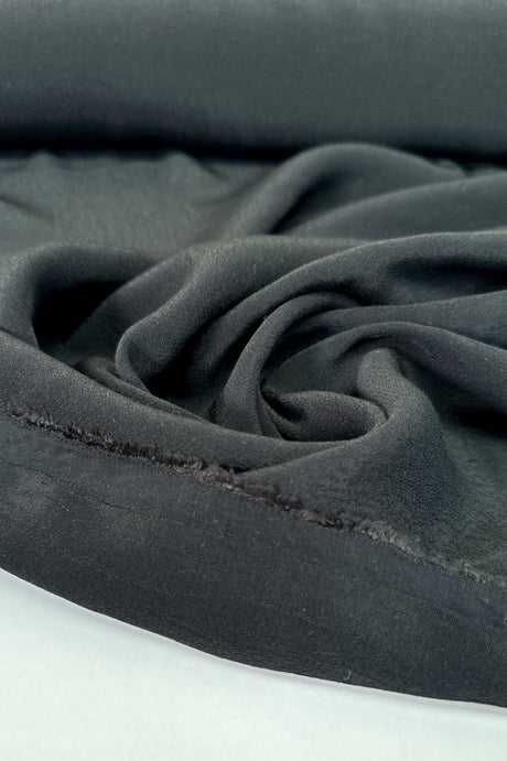 Black Viscose Crepe