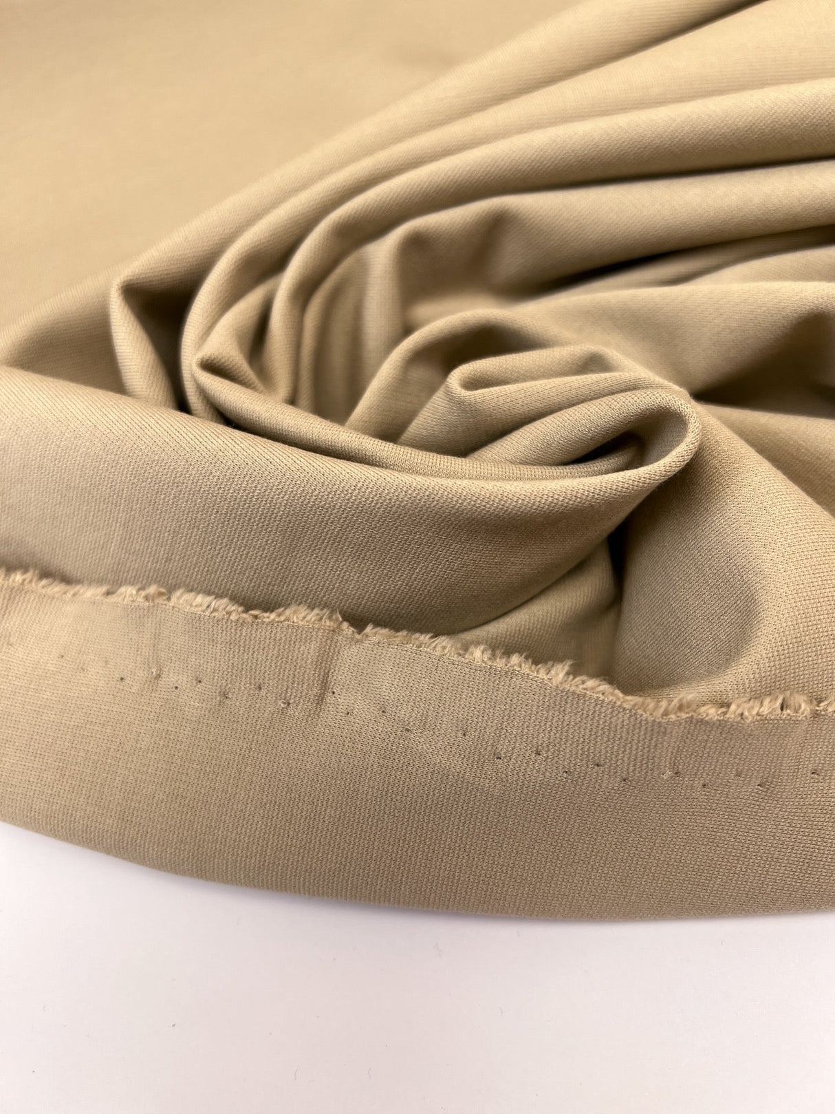 Viscose Blend Knitted Fabric Beige