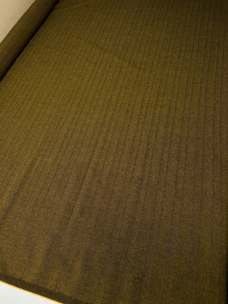 Wool Tweed Striped Herringbone