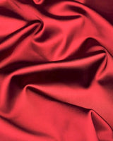 Dark Shiny Satin Stretch Polyester Spandex Fabric - Solid, Medium-Heavy Weight, 58-60" Width