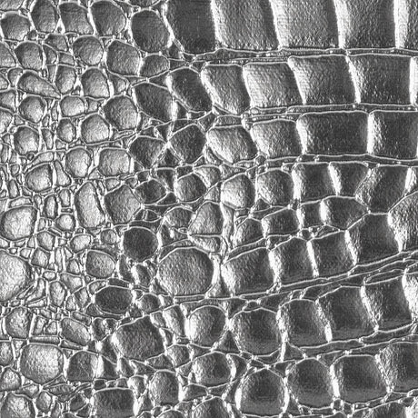 1 Yard Faux Crocodile Vinyl Fabric 100% Polyester