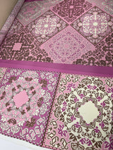 Polyamide Elastane Knitted Fabric Printed Geometric