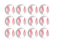 Fun Cupcake Topper (12 Piece) - Sugar Hand Painted Cake Decorating Baseball Toppers for Cakes, Cookies