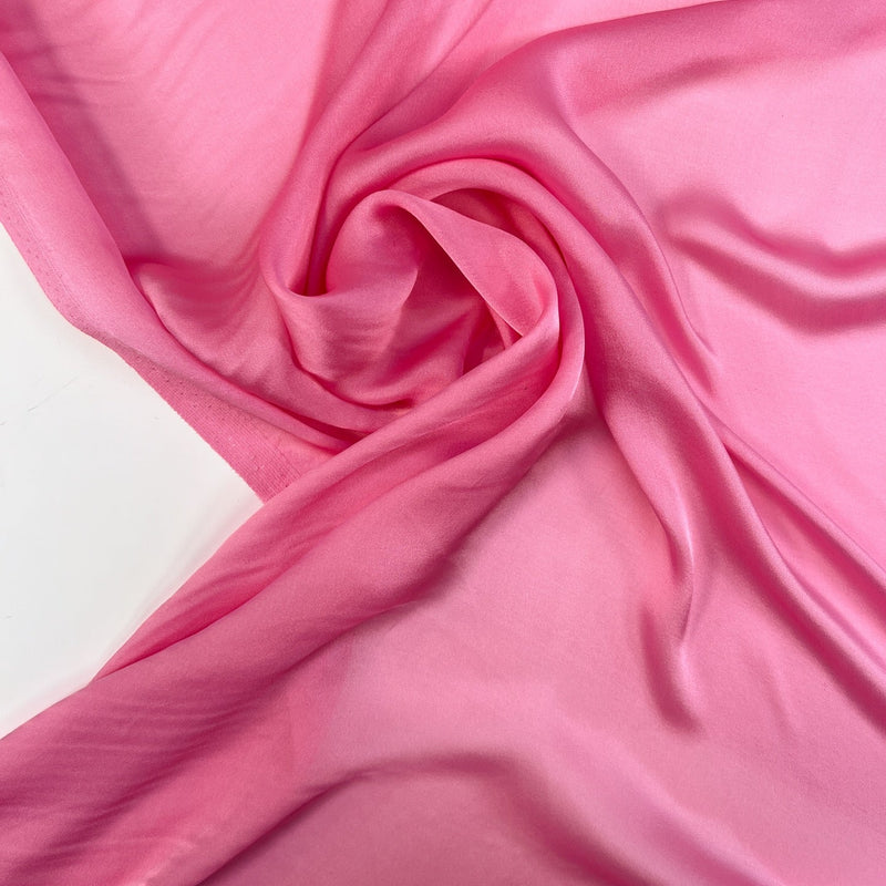 Silk Satin Fabric Pink