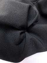 Black Polyamide Elastane Twill