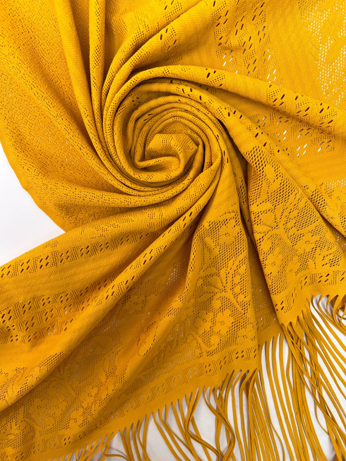 Polyamide Elastane Knitted Fabric Yellow
