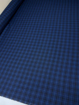 Acrylic Polyamide Checked Tweed