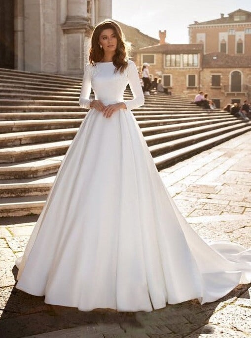 White Stretch Crepe Back Satin