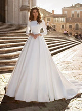 White Stretch Crepe Back Satin