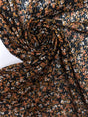 Polyester Fil Coupé Floral Multicolour