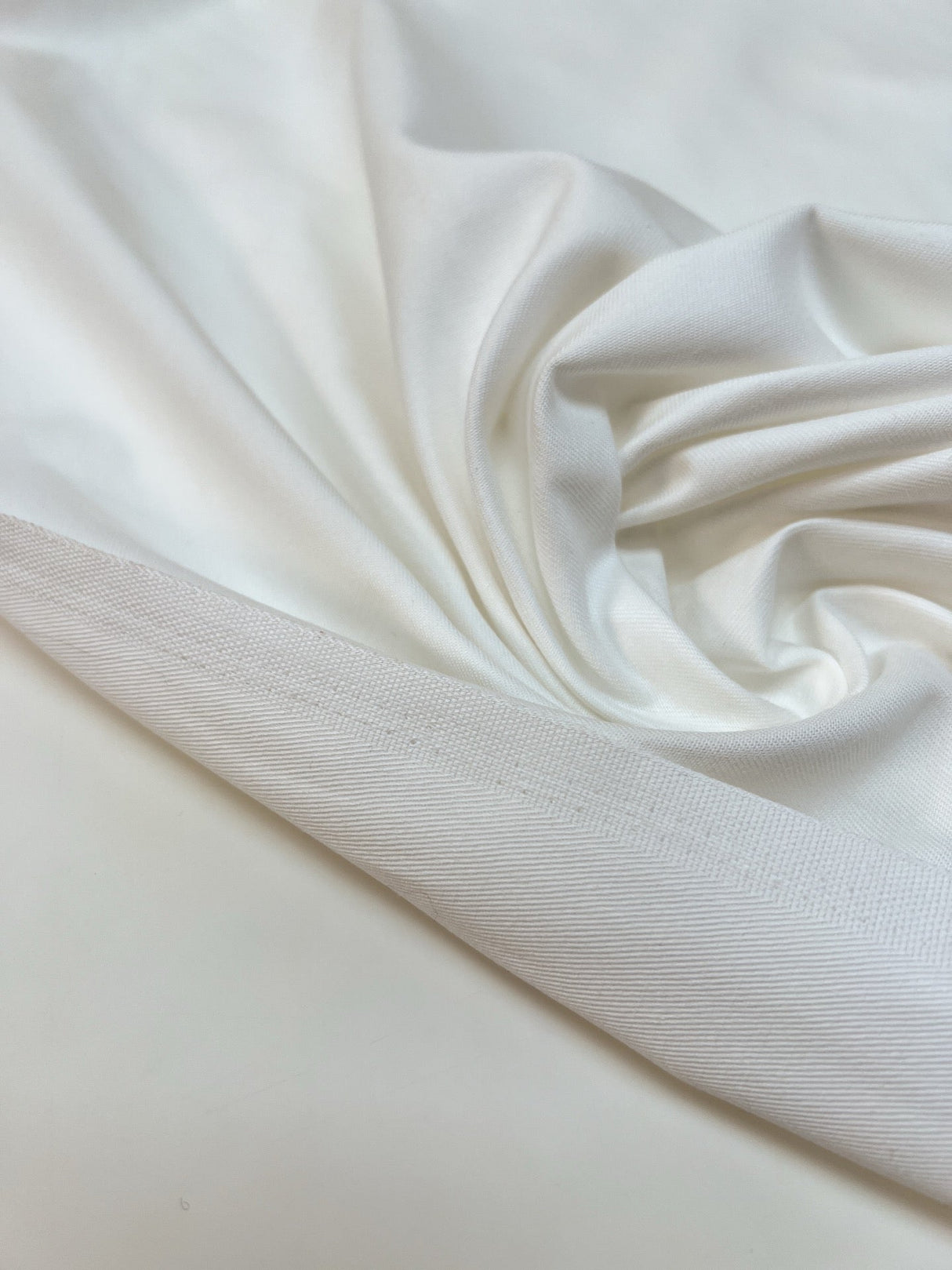 Cotton White Shades Fabric
