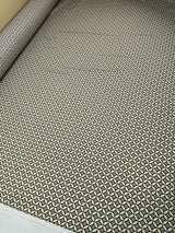 Viscose Geometric Print Beige Black