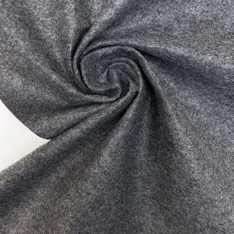 Viscose Blend Melange Gray Fabric