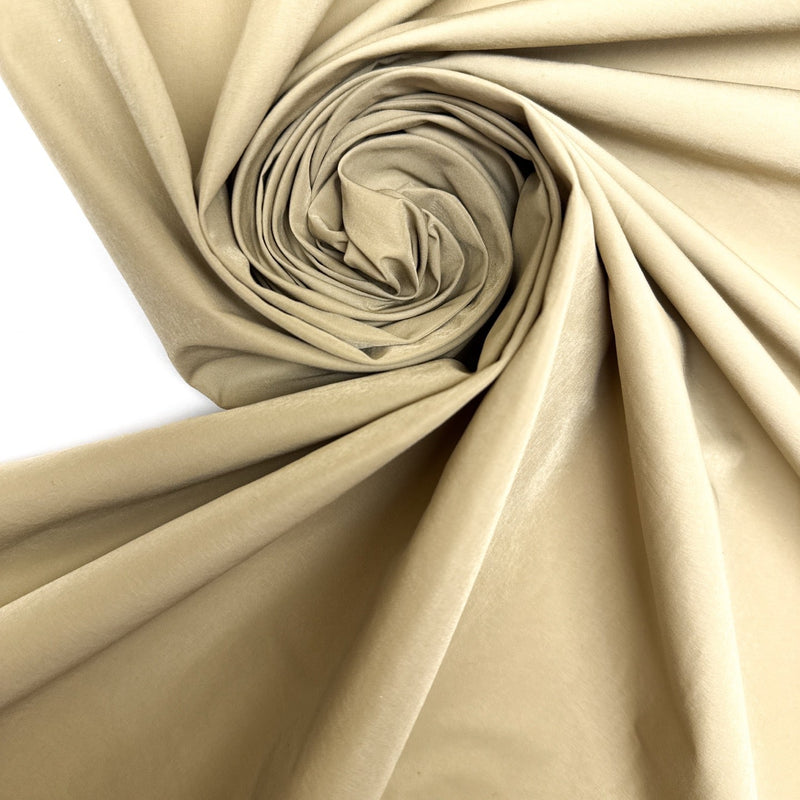 Polyamide Woven Crinkled Beige Lightweight