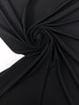 Black Cotton Knit Fabric