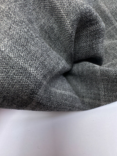 Wool Tweed Checked Gray